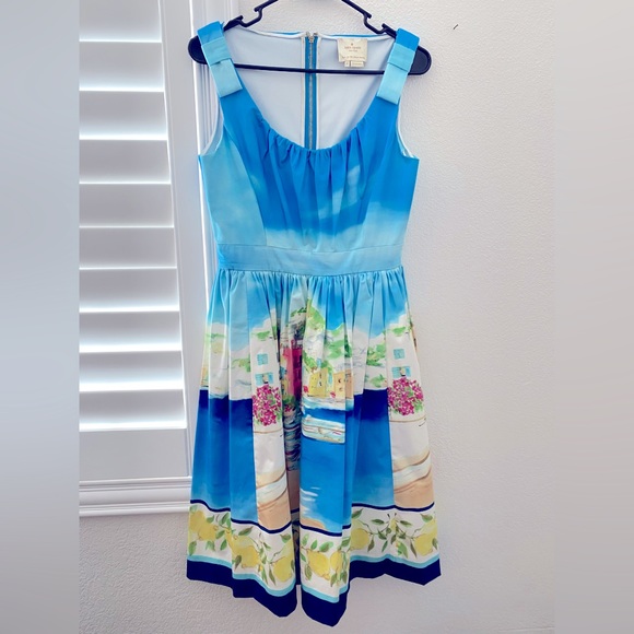 SOLD***Kate Spade 'Elza' Dress Capri Landscape Lemons! - Picture 2 of 9